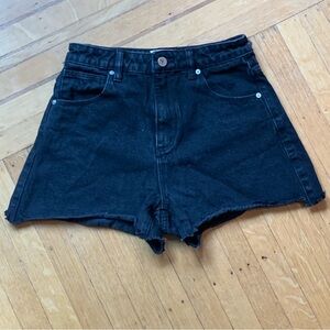 Abrand Black Denim Women's Shorts